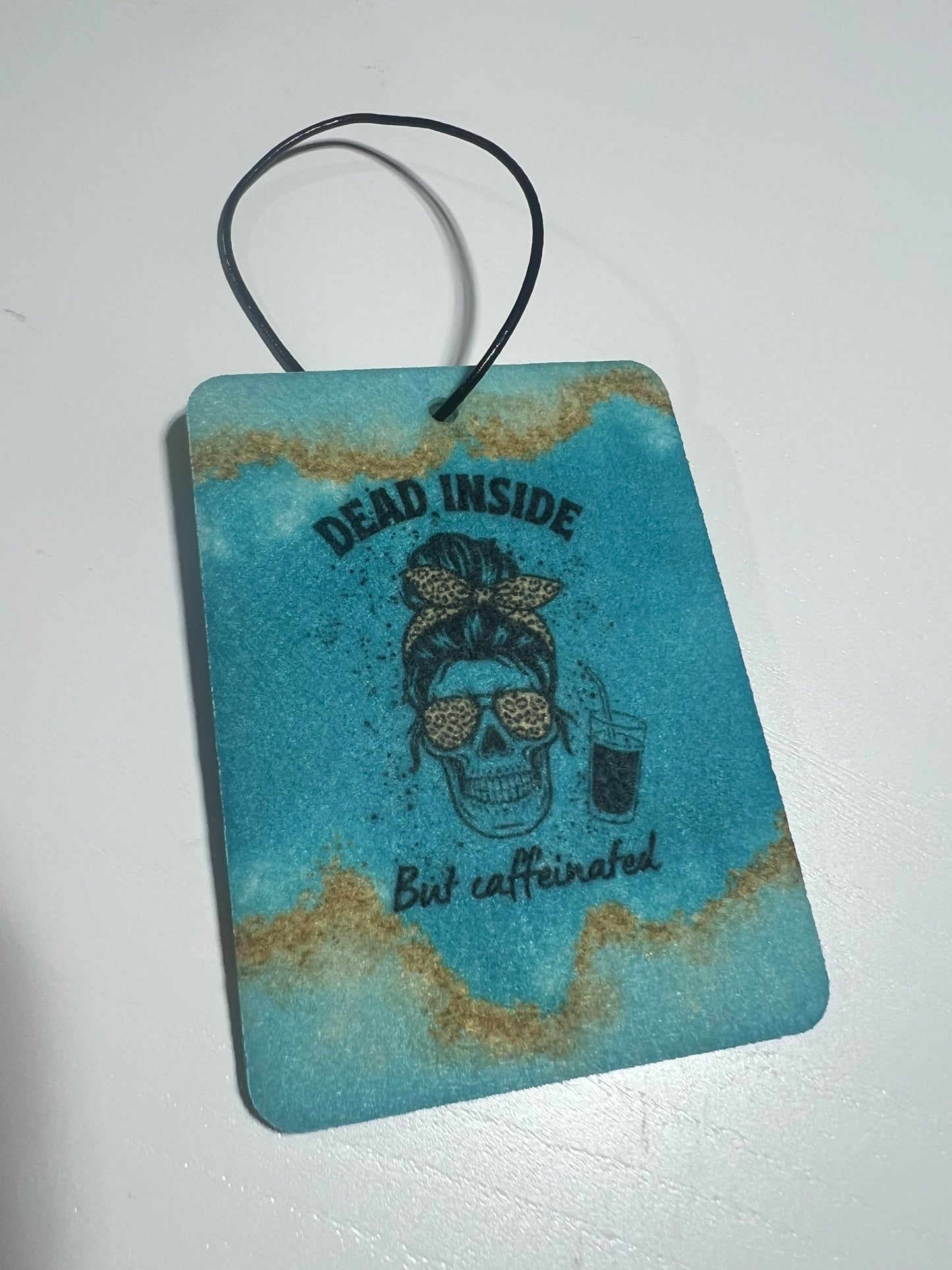 Dead Inside But Caffeinated Air Freshener