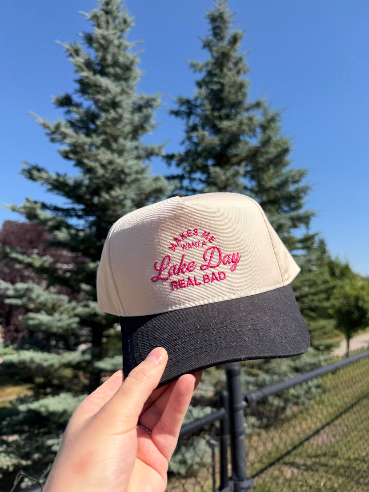 Makes me want a Lake Day real bad hat