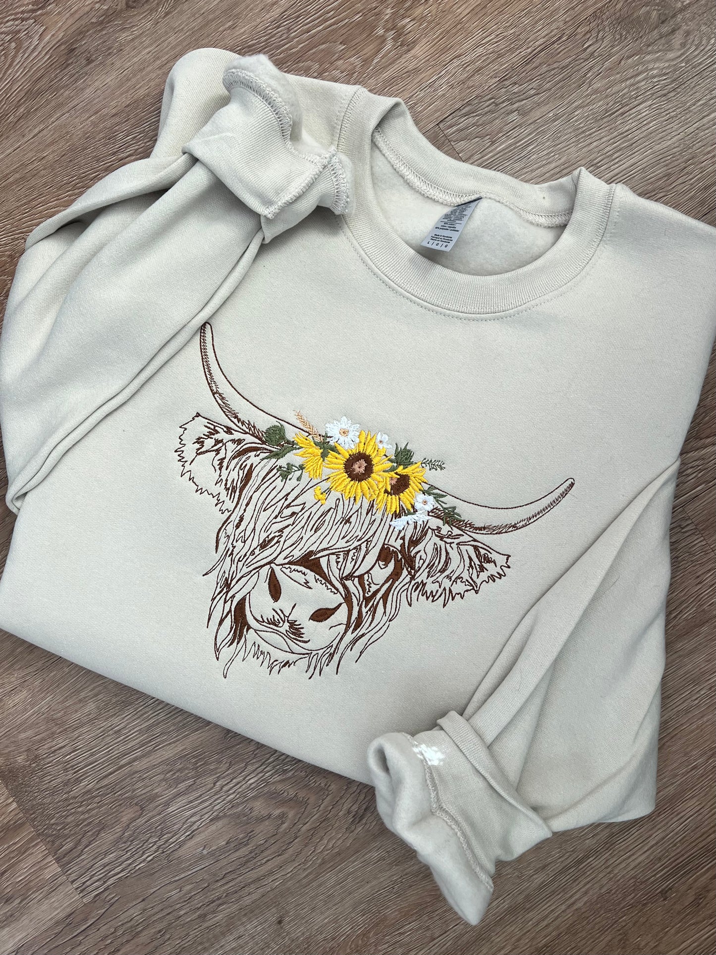 Highland Sunflower Cow!