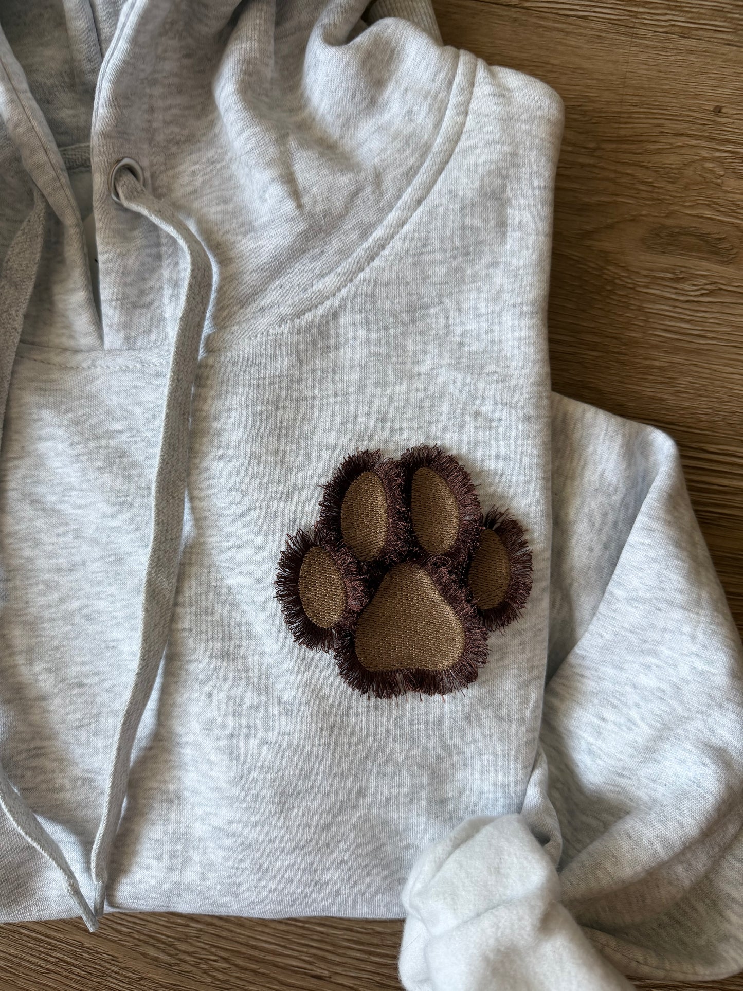 Furry Puppy Paw Hoodie