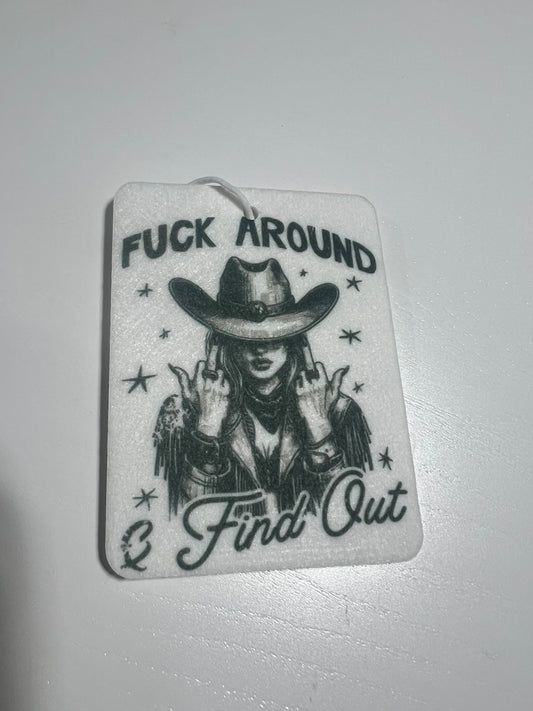 Fuck Around and Find Out Air Freshener