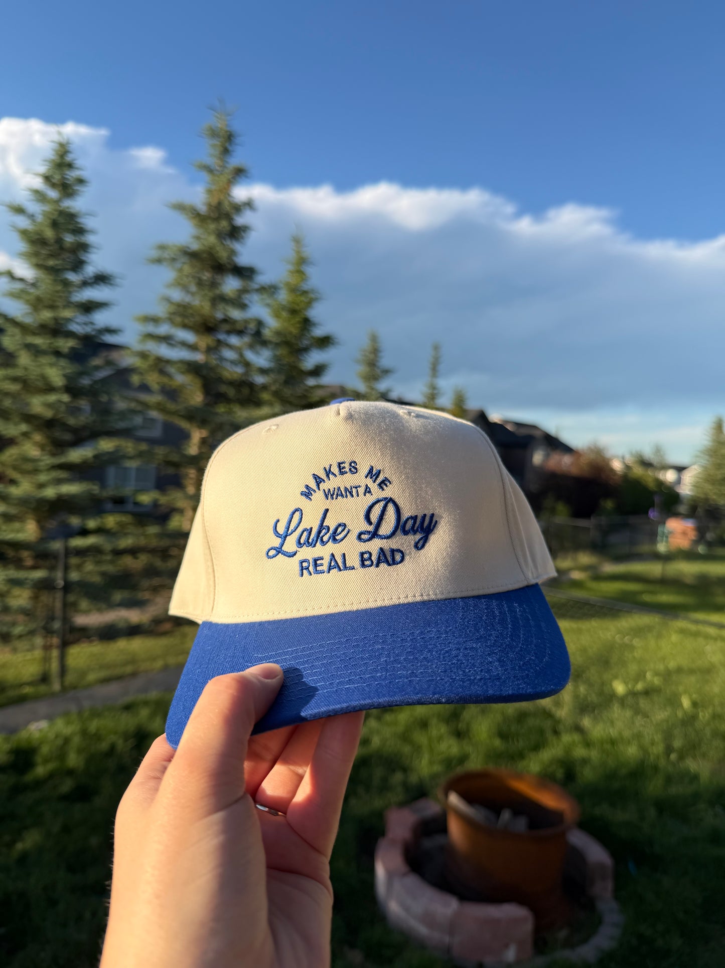 Makes me want a Lake Day real bad hat