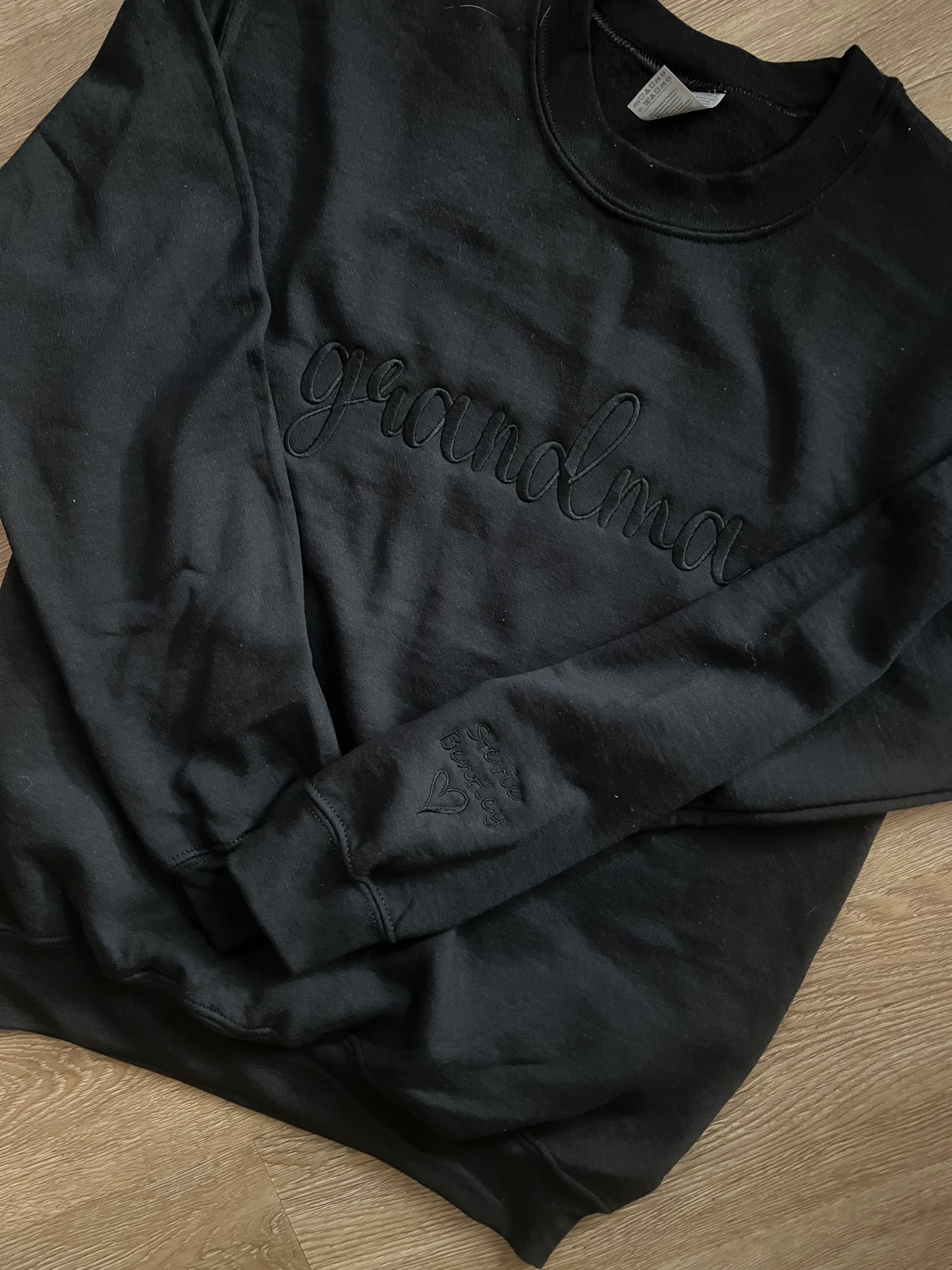 Grandma Cursive Crewneck w/names