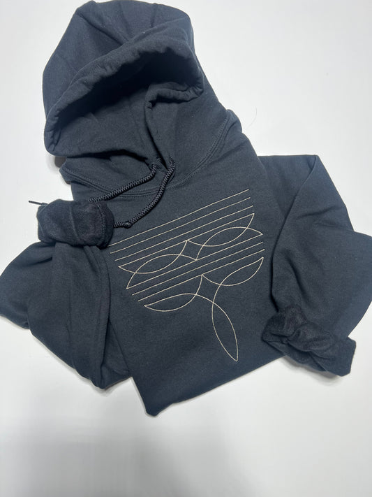 Cowboy Boot Print 2 Hoodie