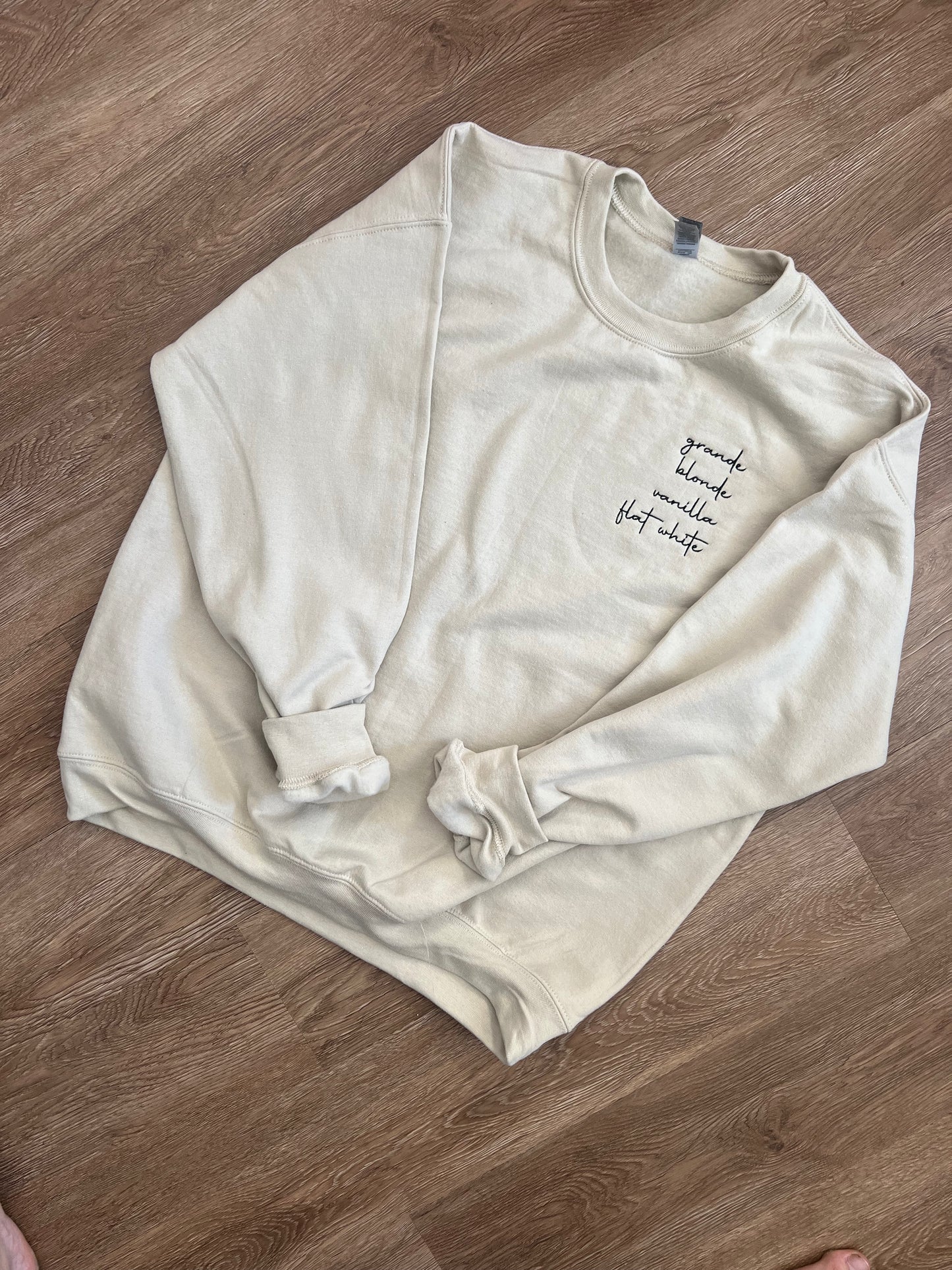 Custom Coffee Order Crewneck