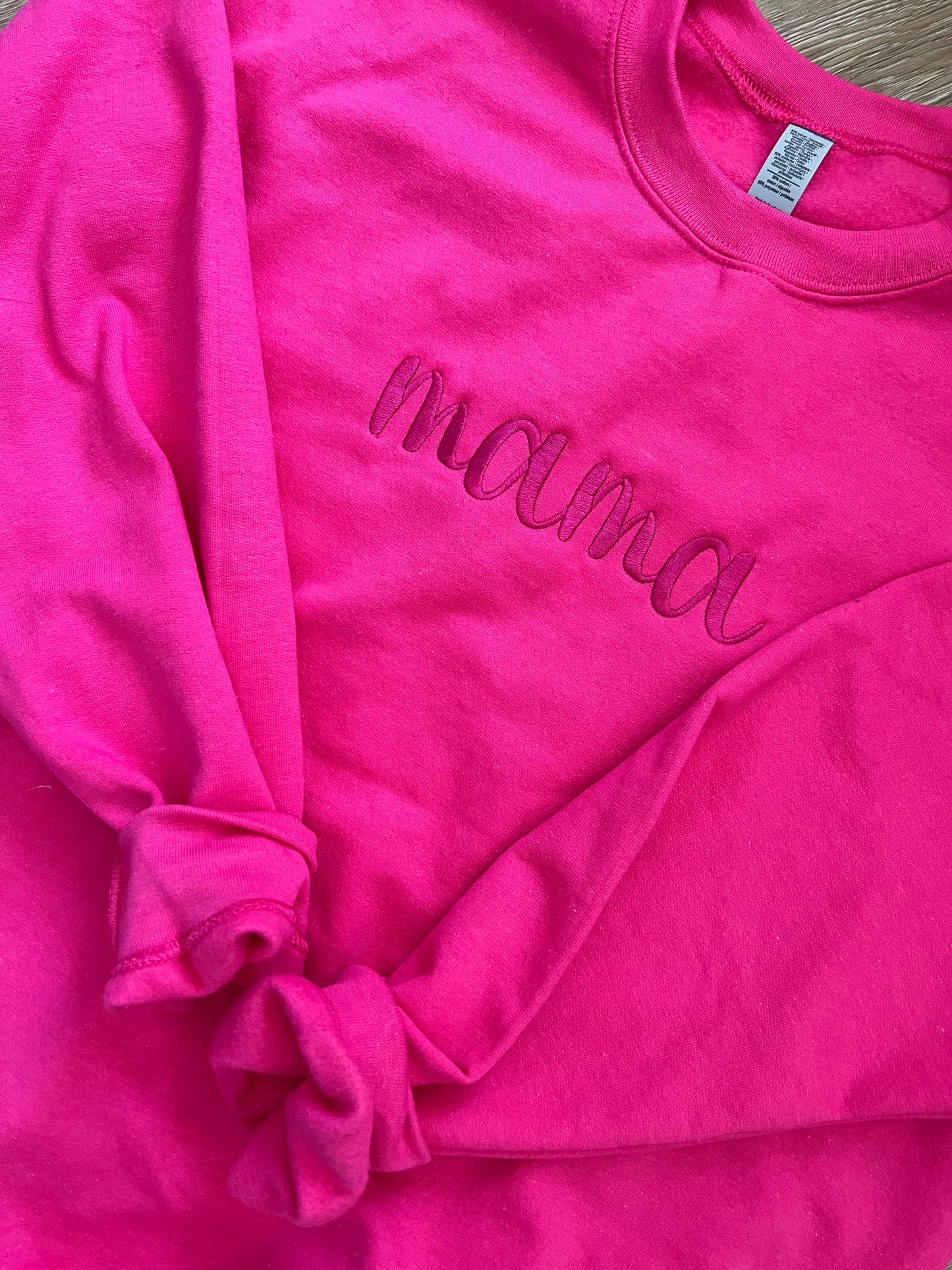 Mama Cursive Crewneck w/ Names