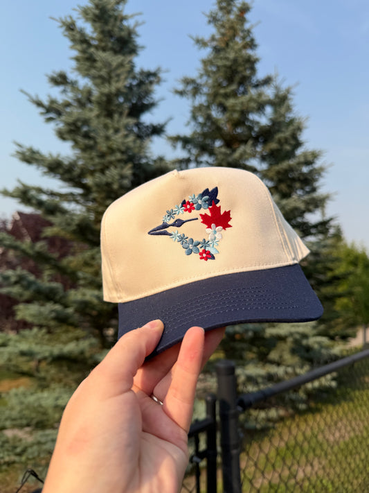 Floral Jays Hat