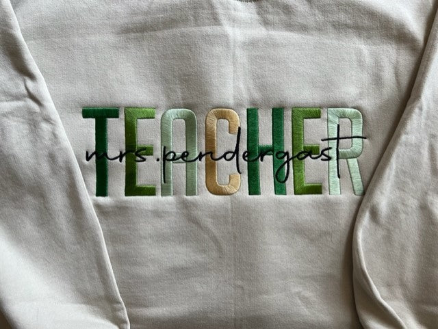 Custom Teacher Sweater